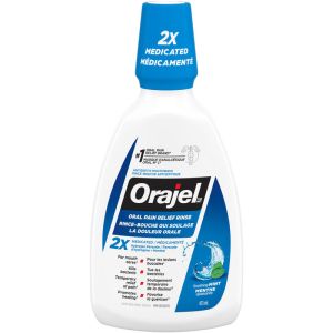 Orajel Antiseptic Oral Pain Rinse - 473 ML