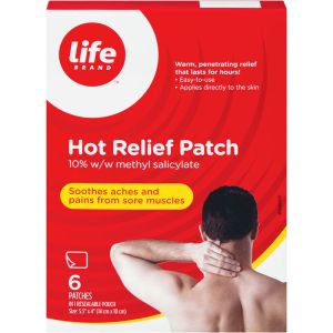 Life Brand LB Hot Relief Patch 6 Pieces