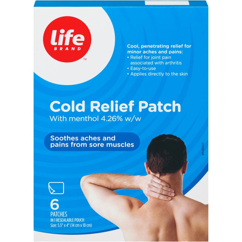 Life Brand LB Cold Relief Patch 6 Pieces