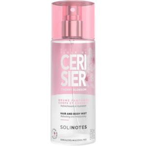 Solinotes Cherry Blossom Body Mist - Clean Beauty PETA Certified Fragrance