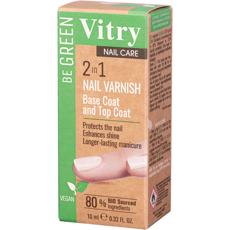 Vitry Be Green 2 in 1 Nail Lacquer - Base and Top Coat