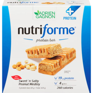Adrien Gagnon Nutriforme Bar Protein+ - Sweet 'n Salty Peanut Medley 5 PK