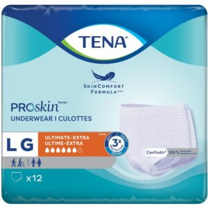 TENA PROskin Underwear with SkinComfort Formula L 12 Count