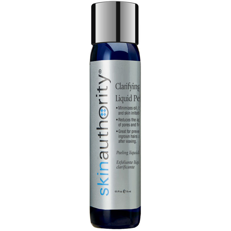 Skin Authority Clarifying Liquid Peel - Leave-On AHA/BHA Treatment for Clear, Smooth Skin