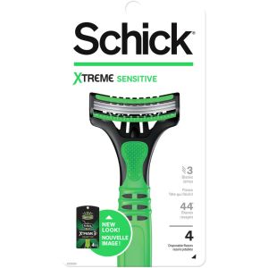 Schick Xtreme 3 Mens Sensitive Skin Disposable Razor 4 Count