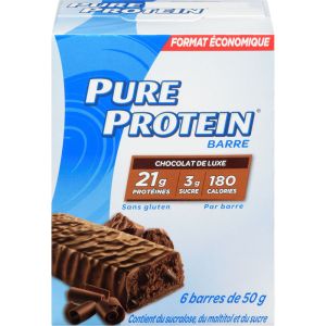 Pure Protein Bars, Chocolate Deluxe - Gluten Free Snack Bars