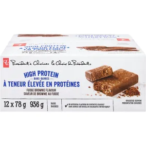 President's Choice PC High Protein Bars