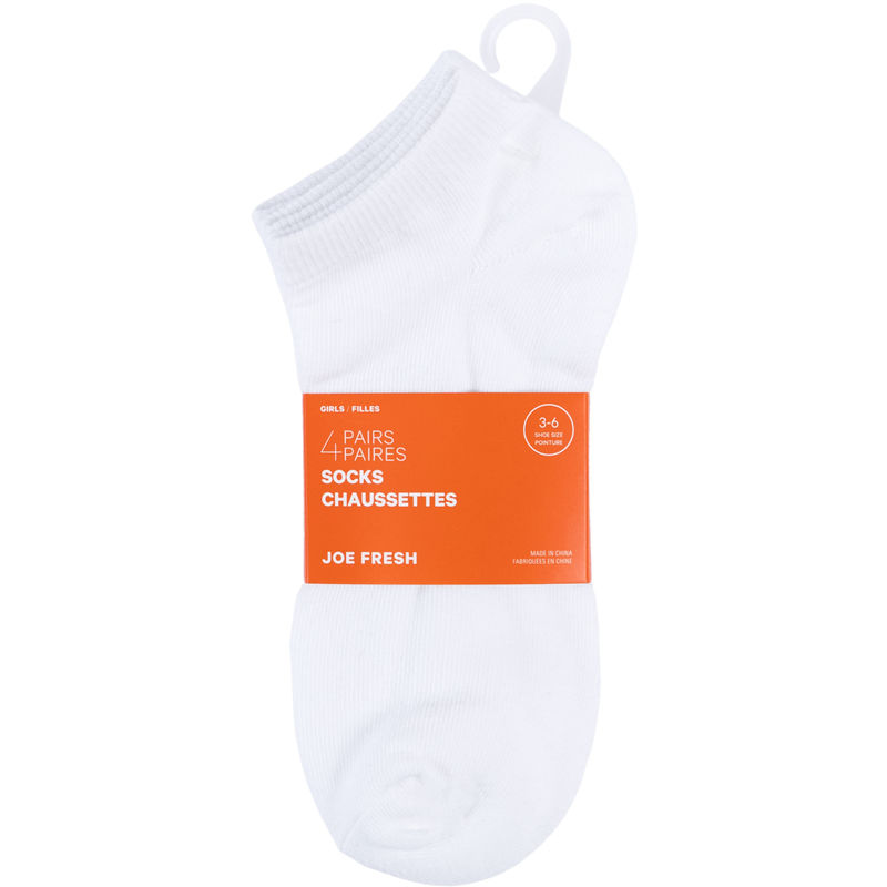 Joe Fresh Kid Girl Socks 3-6 Years 3 Pair