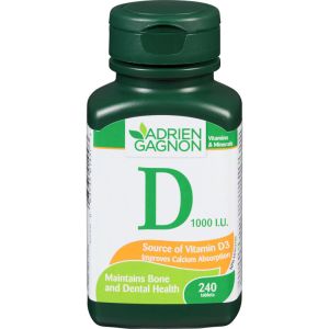 Adrien Gagnon Vitamin D 1000 IU 240 TAB