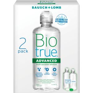 Biotrue Advanced Multi-Purpose Solution Twin Pack 600 mL