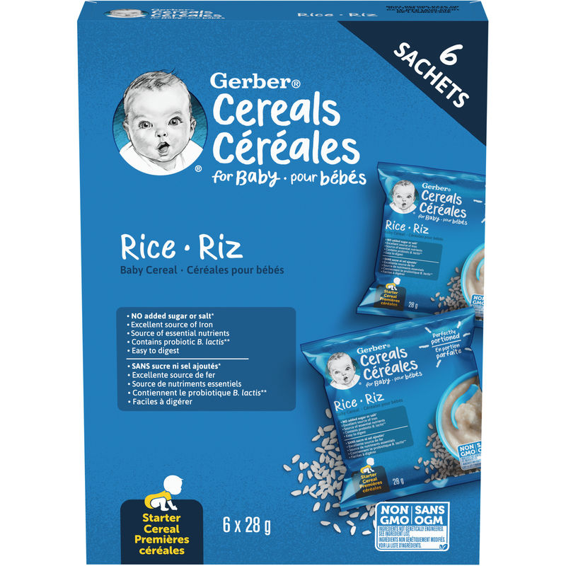 GERBER Baby Cereal Rice Sachet 168 G - CTC Health