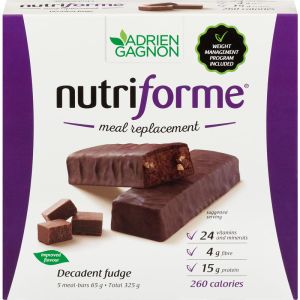 Adrien Gagnon Nutriforme Bar - Decadent Fudge 5 PK