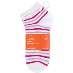 Joe Fresh Kid Girl Socks 3-6 Years 3 Pair