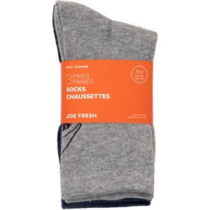 Joe Fresh Kid Boy Socks 11-2 Years 3 Pair - Surf's Up Sharks