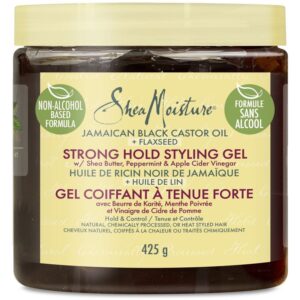 Shea Moisture Jamaican Black Castor Oil Strong Hold Hair Styling Gel With Flaxseed 425 ML