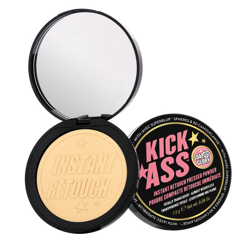 Soap & Glory Kickass Inst Ret Press Pwd 7.50 G TRANSLUCENT MATTIFYING POWDER