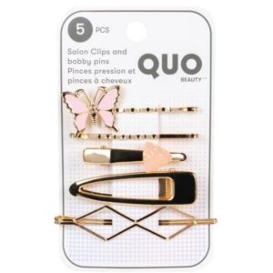 Quo Beauty Salon Clip with Bobby Butterfly 5 ea