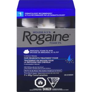 Rogaine Men's 5% Minoxidil Foam Hair Loss Treatment