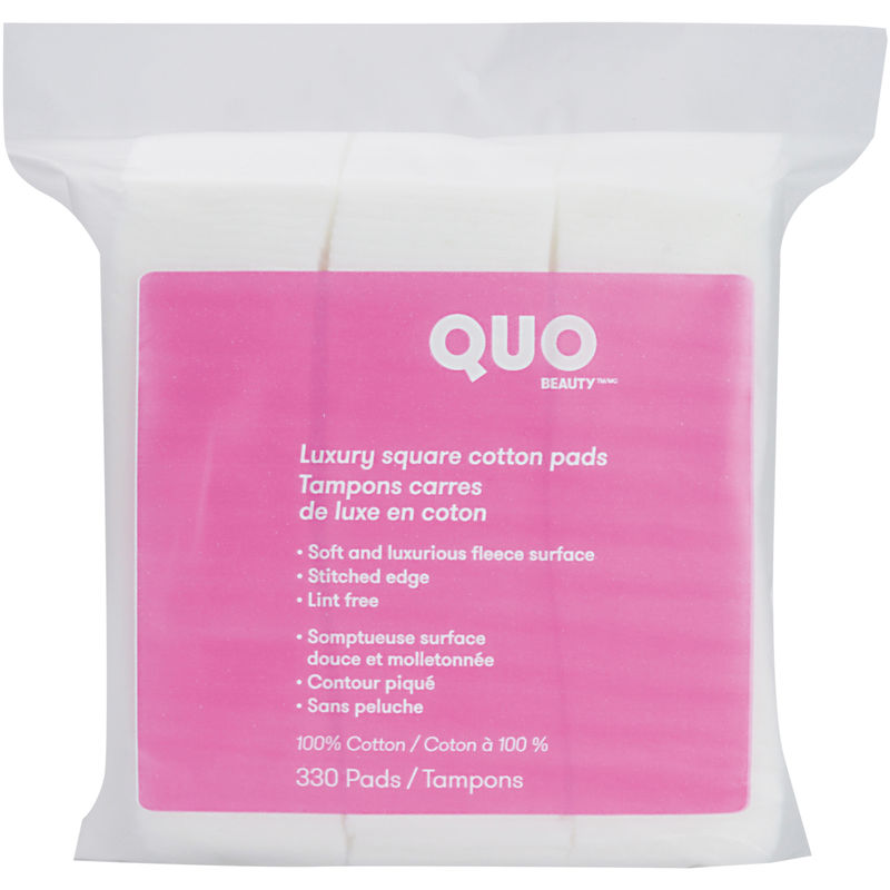 Quo Beauty Luxury Cotton Facial Pads - 330 Pads