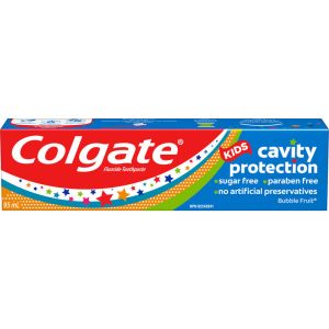 Colgate Kids Cavity Protection Toothpaste, Bubble Fruit Flavor, 95 mL
