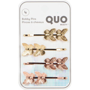 Quo Beauty Butterfly Slide Pin 4 Pack