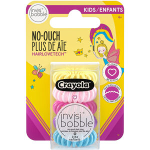 Invisibobble Crayola Kids Spiral Hair Ring 5-Pack