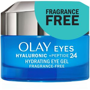 OLAY Hyaluronic + Peptide 24 Gel Eye Cream, Fragrance-Free 15 ML