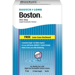 Boston One Step Liquid Enzymatic Cleaner for RGP Contact Lenses