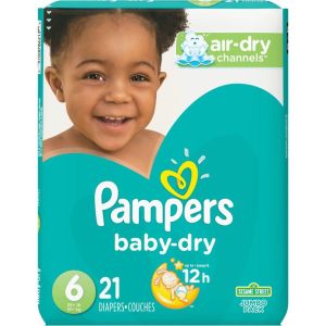 Pampers Baby-Dry Diapers Size 6 - Sesame Street Edition