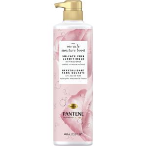 Pantene NUTRIENT BLENDS Miracle Moisture Boost with Rose Water SULFATE FREE CONDITIONER, 400 mL