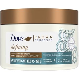 Dove CROWN Collection Defining Shaping Butter Cream for Coils and Curls