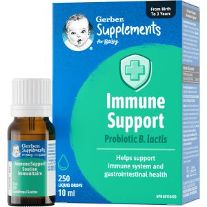 Gerber Supplements for Baby Immune Support, 0-3 Yrs, Drops, Gastrointestinal Health