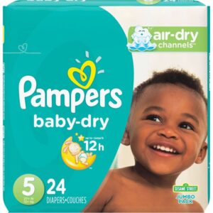 Pampers Baby-Dry Diapers Size 5 - Sesame Street Edition