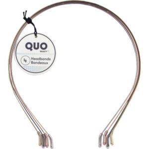 Quo Beauty 4pk Metallic Headbands