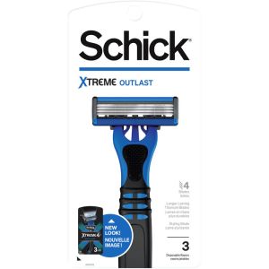 Schick Xtreme 4 Disposable Razors for Men 3 Count