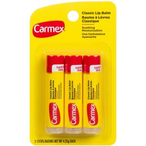 Carmex Classic Lip Balm - 3 Sticks x 4.25g 3 Count