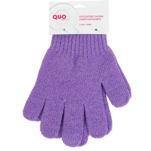 Quo Beauty Lavender Exfoliating Gloves