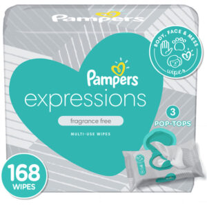 Pampers Expressions Multi-Use Fragrance-Free Baby Wipes