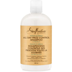 SheaMoisture Papaya and Neroli Frizz Control Shampoo for Dry Hair, Sulfate Free, 384 mL