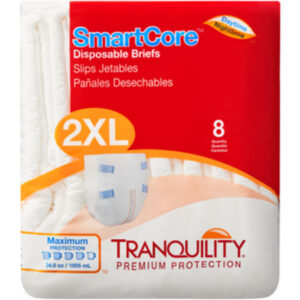 Tranquility SmartCore Breathable Briefs, XX-Large - 8 Count