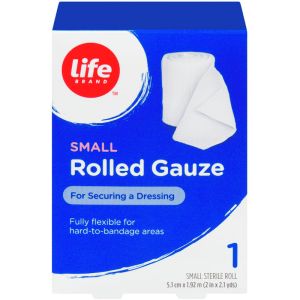 Life Brand LB Rolled Gauze Small 1 ea