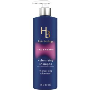 Hair Biology Volumizing Shampoo with Biotin - Full & Vibrant for Fine or Thin Hair - 380mL