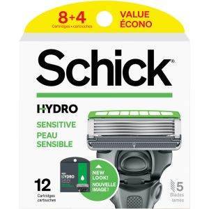 Schick Hydro Skin Comfort Sensitive Skin Men’s Razor Refills - 12 Refills