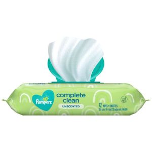 Pampers Complete Clean Unscented Baby Wipes - Pop-Top Pack