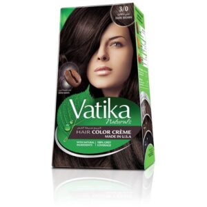 Vatika Hair Colour Dark Brown Kit