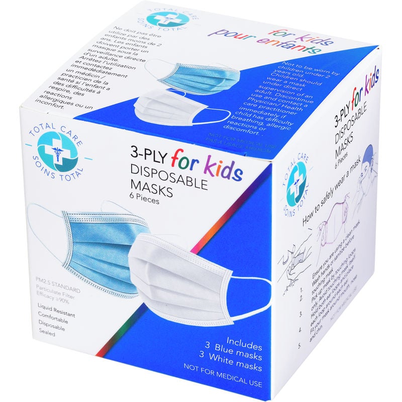 Total Care Disposable Kids 1 ea 3 Ply Masks