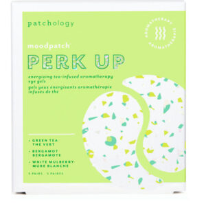 Patchology Moodpatch Perk Up Eye Gels with Green Tea, Pine Leaf Extract, and White Mulberry