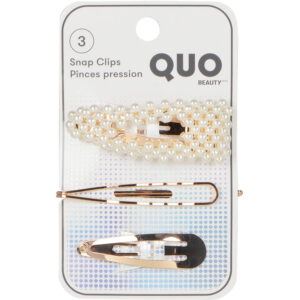 Quo Beauty Pearl Snapclip Trio