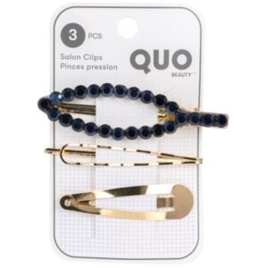 Quo Beauty Salon Clip Set Navy Blue