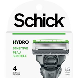 Schick Hydro Skin Comfort Sensitive Skin Men's Razor Refills 4 Refills